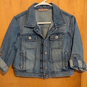 Highway Jeans cropped Blue Denim Jacket